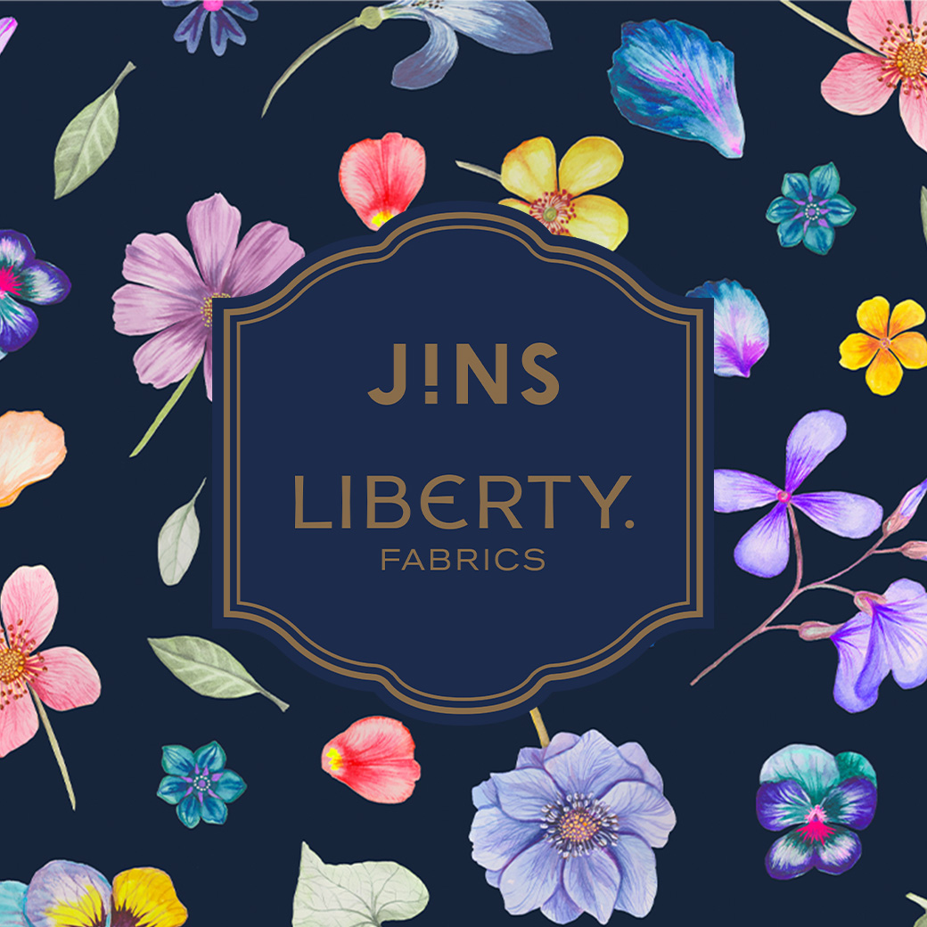 「JINS MADE WITH LIBERTY FABRICS」2024年1月25日発売！【2F・JINS】